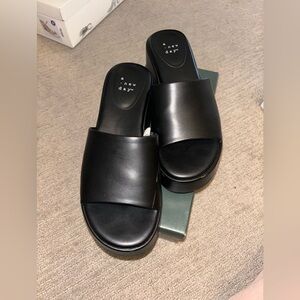 Black Platform Heels